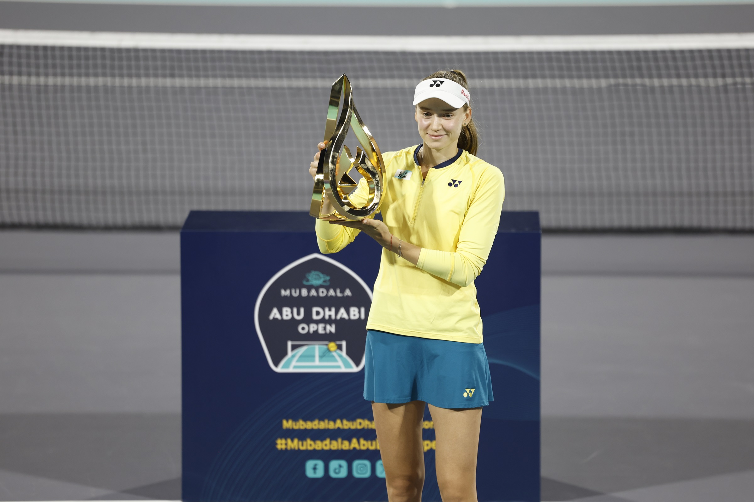 RUTHLESS RYBAKINA REIGNS SUPREME WITH DOMINANT DISPLAY IN MUBADALA ABU DHABI OPEN FINAL