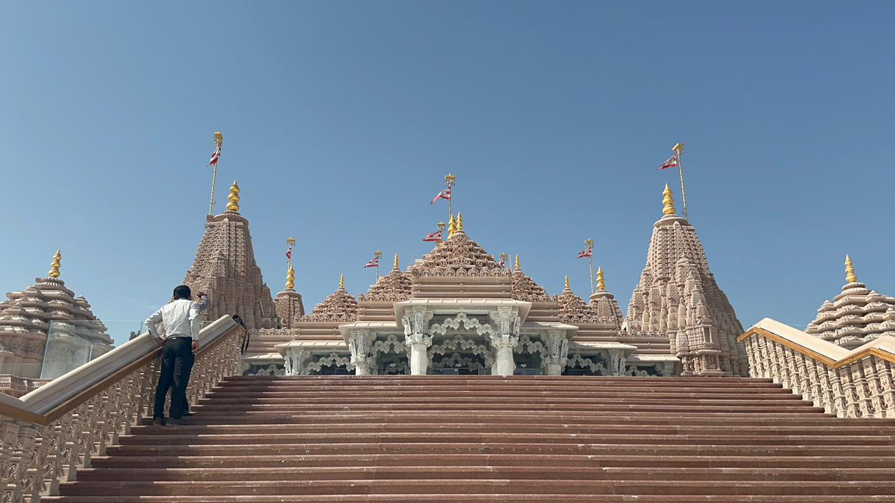 First Glimpse of Abu Dhabi’s BAPS Hindu Mandir