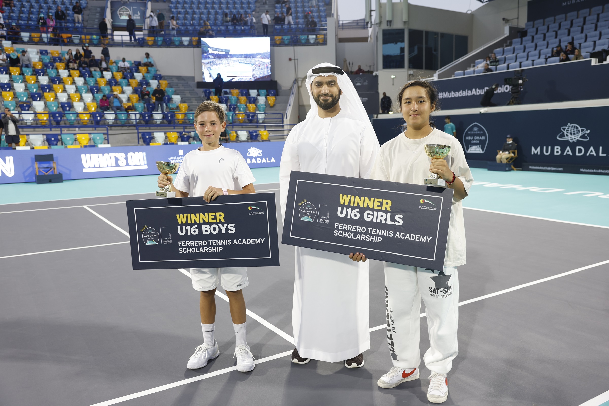 ROAD TO MUBADALA ABU DHABI OPEN FACILITATES GROWTH OF UAE TENNIS AND INSPIRES NEXT GENERATION