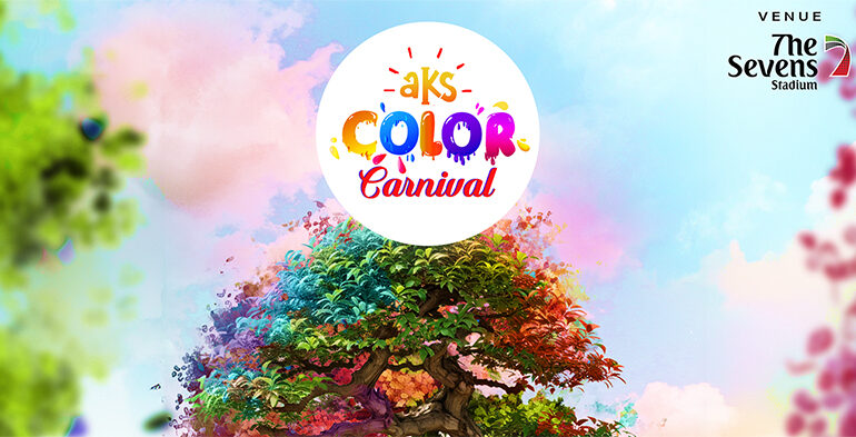 The AKS Color Carnival, Dubai’s Ultimate Holi experience, is making a return and is set to be the epitome of Holi celebrations, comparable to the experience of Tomorrowland