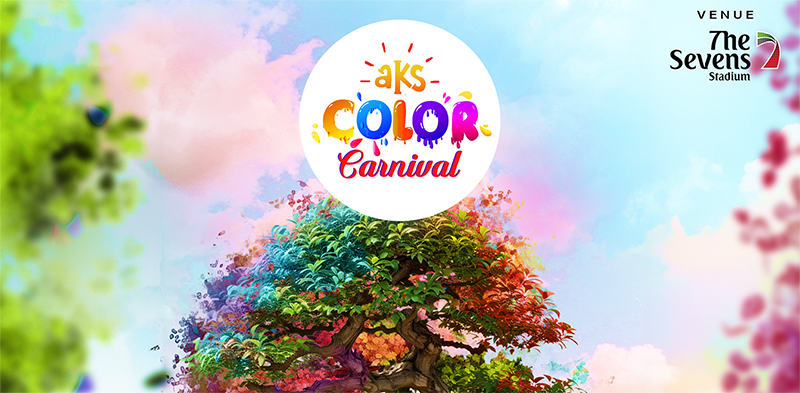 The AKS Color Carnival, Dubai’s Ultimate Holi experience, is making a return and is set to be the epitome of Holi celebrations, comparable to the experience of Tomorrowland