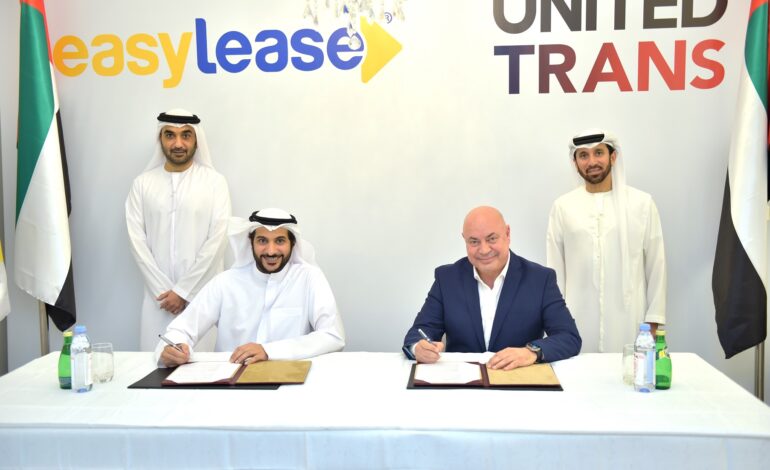 EasyLease Expands into Railways and Smart Mobility with 60% Acquisition of United Trans, Reinforcing Regional Mobility Leadership and Expanding Service Portfolio for Mega Projects