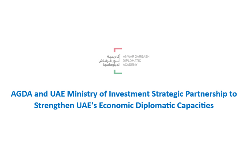 AGDA and UAE Ministry of Investment Strategic Partnership to Strengthen UAE’s Economic Diplomatic Capacities