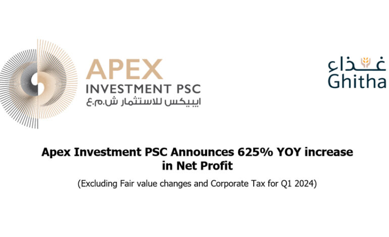 Apex Investment PSC Announces 625% YOY increase in Net Profit