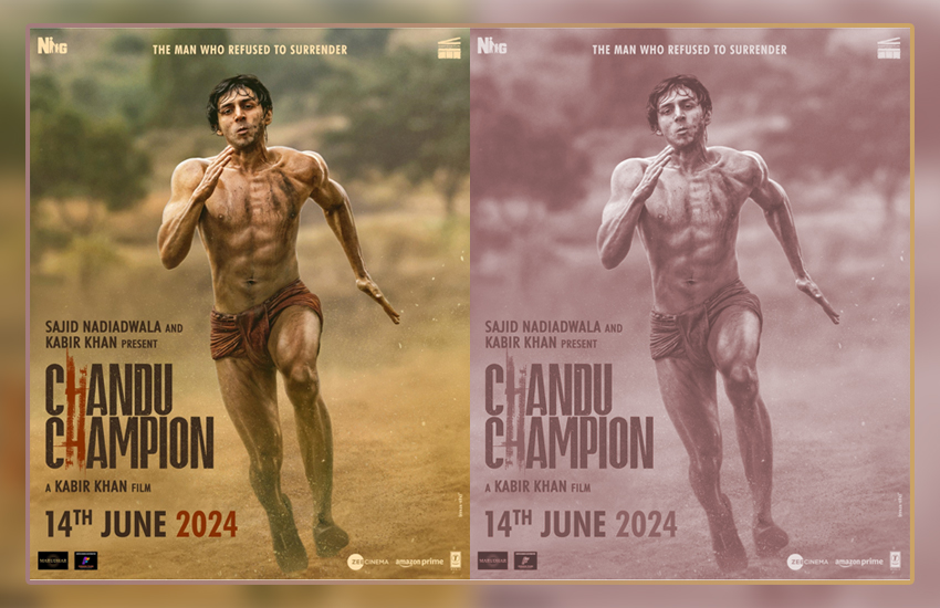 Kartik Aaryan stuns in first look poster of Chandu Champion! The Most Shocking Poster Of Year Out Now