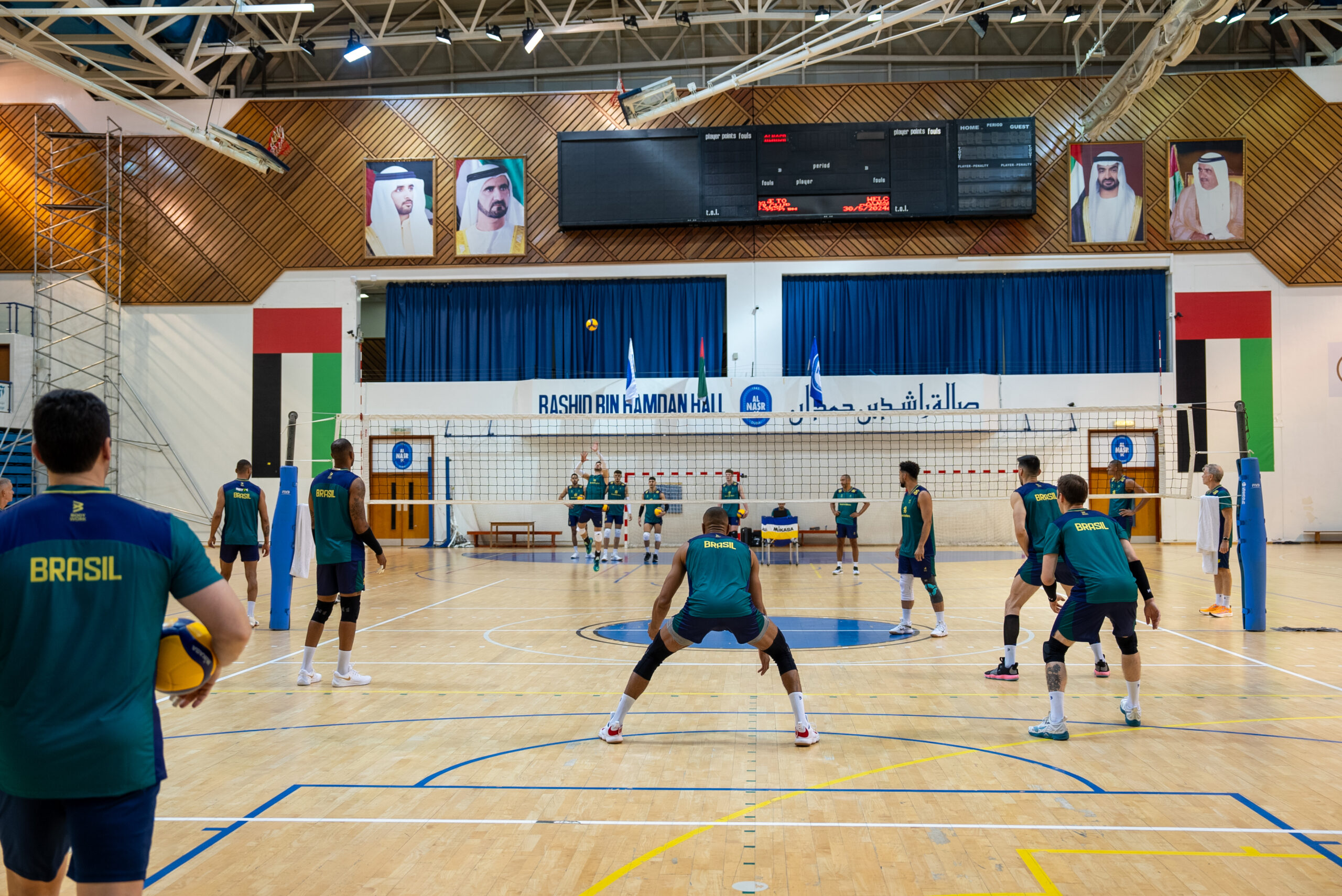 Dubai hosts the Brazilian National Volleyball Team’s Preparations for Paris Olympics 2024