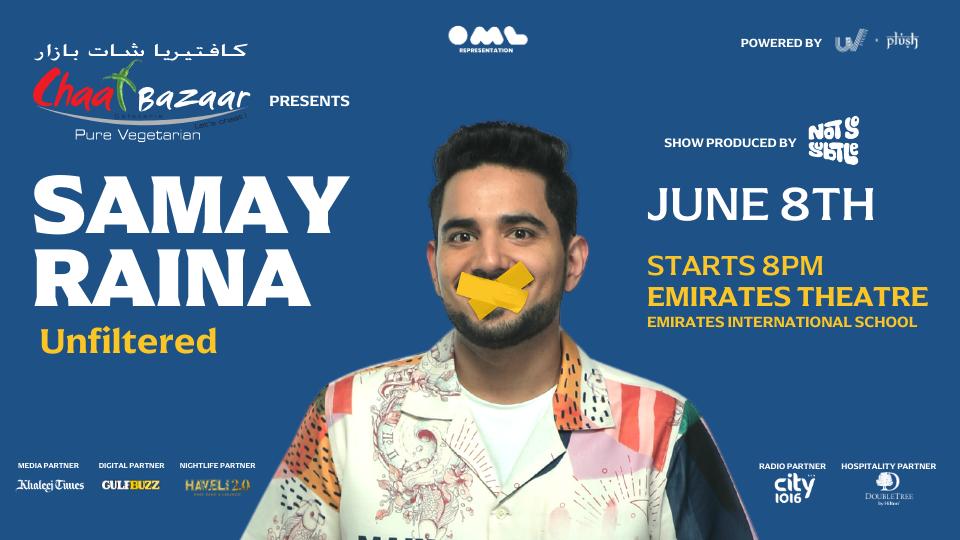 Catch Samay Raina Live in Dubai on 8th June 2024