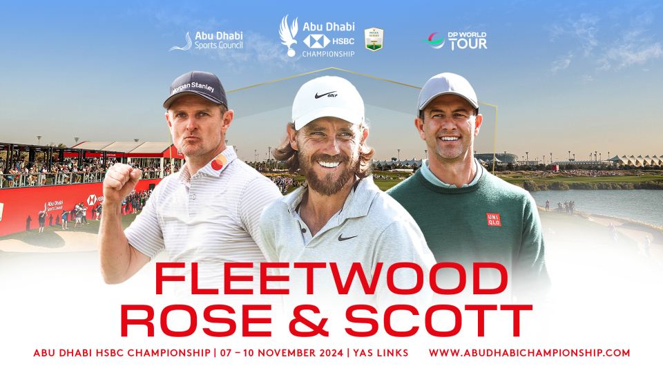 Fleetwood, Scott and Rose confirmed for Abu Dhabi HSBC Championship