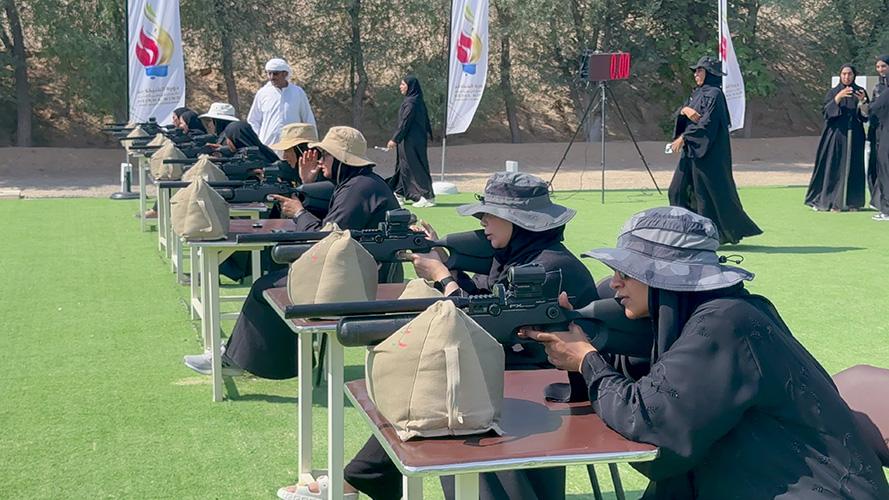 Dubai Police Teams win First Places in Shooting Competition of the 12th “Sheikha Hind Women’s Sports Tournament”