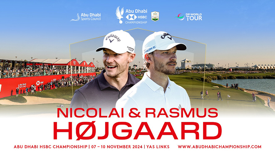 Højgaard twins join elite field set for Abu Dhabi HSBC Championship at Yas Links