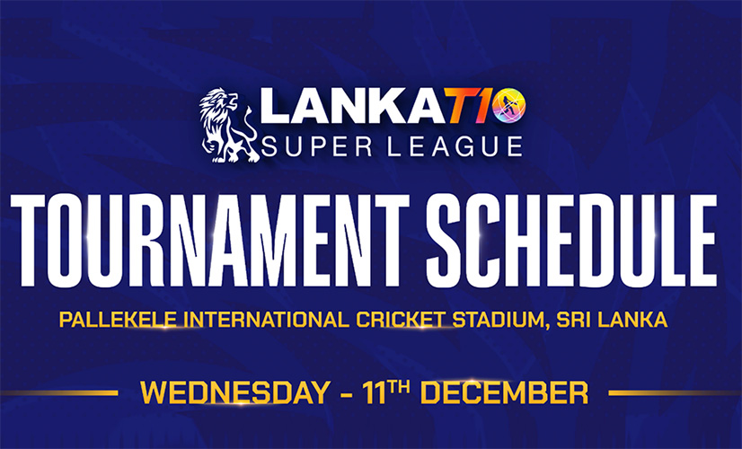 Lanka T10 Super League 2024 to kickstart on 11th December, 2024