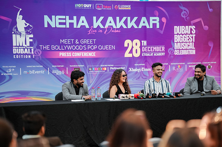 Neha Kakkar to enthral Dubai fansat the debut of Indian Musical Festival