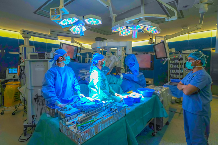 KFSHRC Successfully Performs Robotic-Assisted Retroperitoneal Lymph Node Dissection