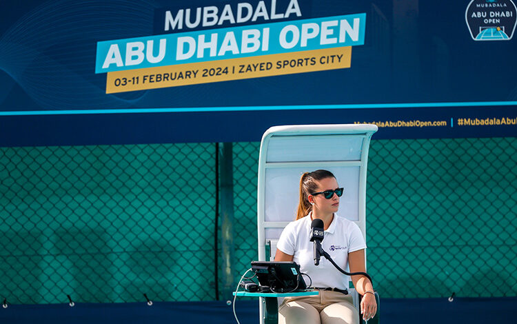 ASPIRING TENNIS OFFICIALS CAN NOW SIGN UP FOR THE MUBADALA ABU DHABI OPEN CHAIR UMPIRE PROGRAMME