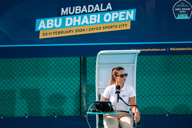 ASPIRING TENNIS OFFICIALS CAN NOW SIGN UP FOR THE MUBADALA ABU DHABI OPEN CHAIR UMPIRE PROGRAMME