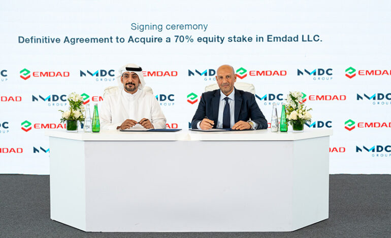 NMDC LTS signs definitive agreement to acquire a 70% equity stake in Emdad