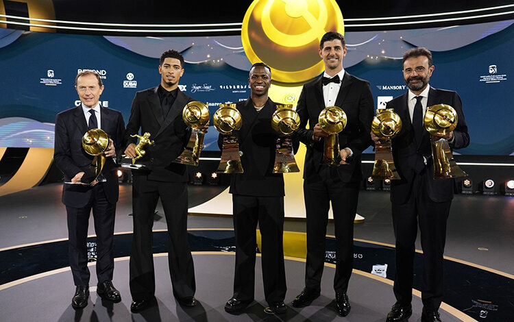 Real Madrid big winners at Globe Soccer Dubai Awards