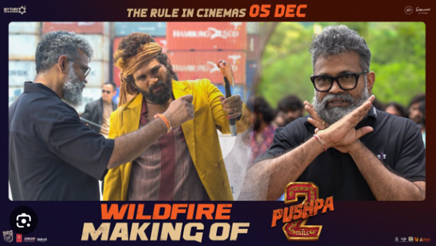 Witness the WILDFIRE in making! Here comes the BTS video of Pushpa 2: The Rule!