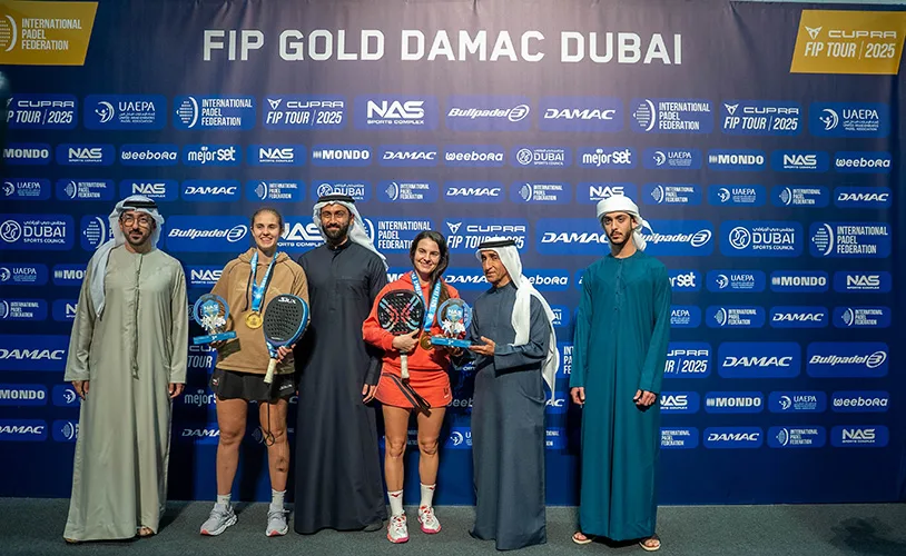 Saeed bin Maktoum crowns winners of International Padel Championship