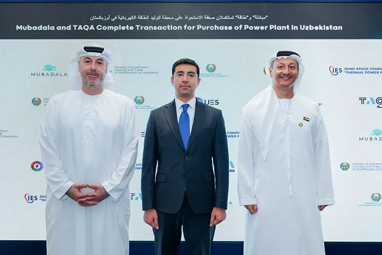 Mubadala and TAQA Complete Transaction for Purchase of Power Plant in Uzbekistan