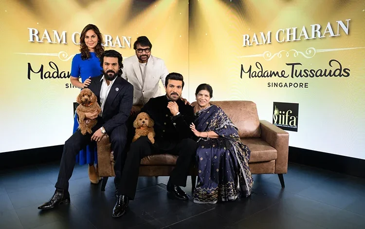 GLOBAL SUPERSTAR RAM CHARAN UNVEILS WORLD’S FIRST WAX FIGURE AT MADAME TUSSAUDS SINGAPORE
