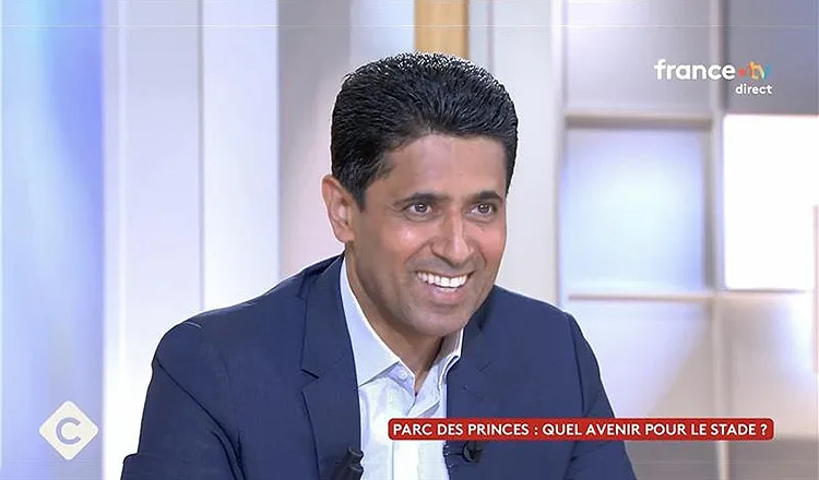 Nasser al-Khelaïfi exceptional guest on C à Vous show: “Today, the superstar is the team”