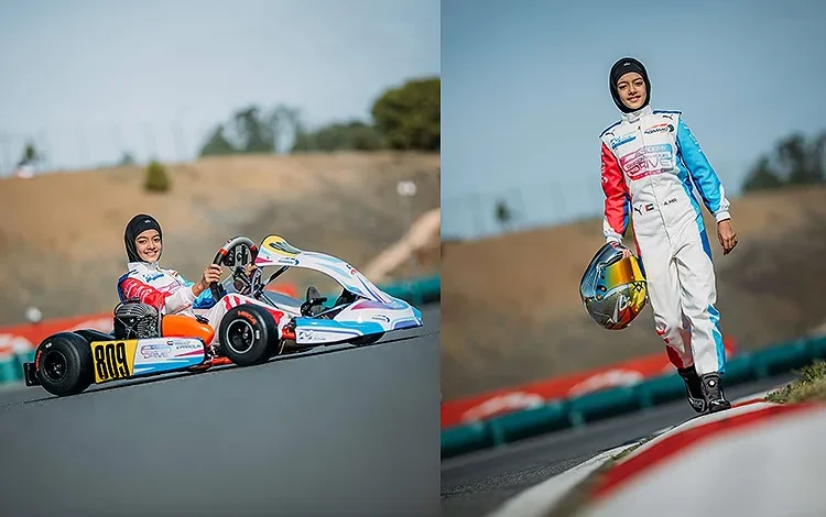 Dubai-Based Indian Karting prodigy Atiqa Mir joins AKCEL GP Academy’s professional racing programme