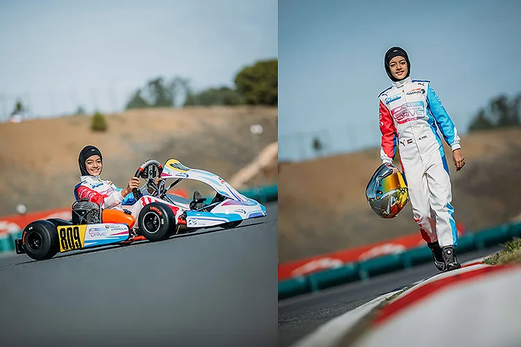 Dubai-Based Indian Karting prodigy Atiqa Mir joins AKCEL GP Academy’s professional racing programme
