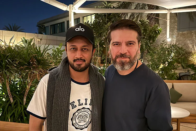 Sami Yusuf and Atif Aslam share the stage for the first time