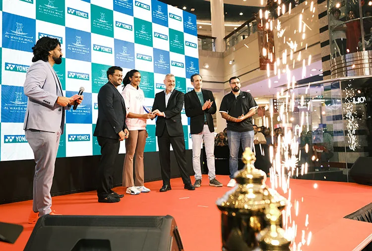 Badminton Legend PV Sindhu Inspires Fans at Al Wahda Mall