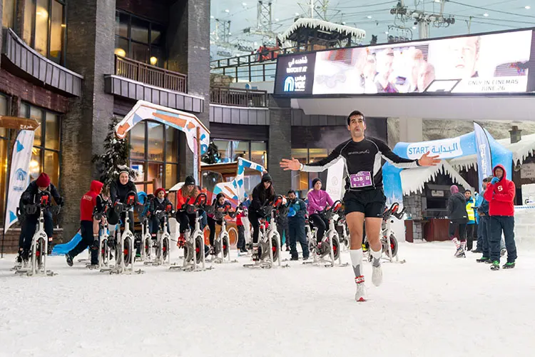 Impressive Emirati Victory at Inaugural Snow Duathlon in Ski Dubai with 209 Athletes from 49 Countries