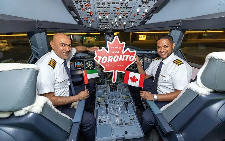 ETIHAD TOUCHES DOWN WITH DAILY A380 FLIGHTS TO TORONTO