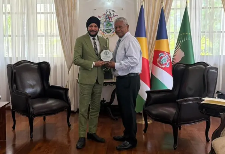 Plan B receives highest honour from the President of Seychelles for organising FIFA Beach Soccer World Cup 2025 in Seychelles
