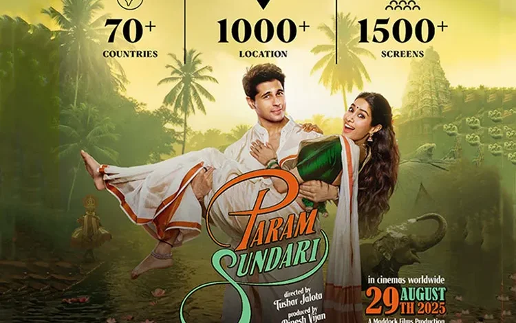 PARAM SUNDARI GEARS UP FOR A MEGA OVERSEAS RELEASE ACROSS 70+ COUNTRIES