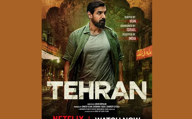 Dinesh Vijan and Maddock Films’ Tehran – an international geo-political thriller starring John Abraham, now streaming on Netflix