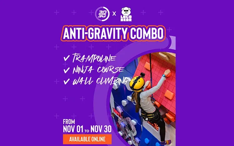 Make cardio more fun during this Dubai Fitness Challenge with Loco Bear’s ‘Anti-Gravity Combo’