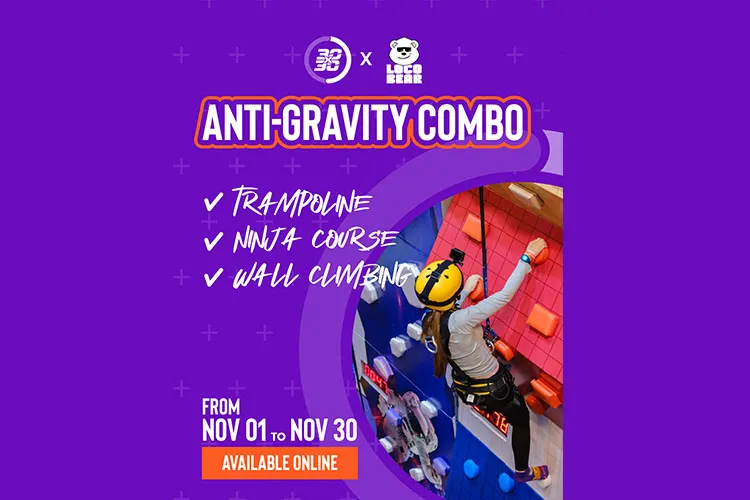 Make cardio more fun during this Dubai Fitness Challenge with Loco Bear’s ‘Anti-Gravity Combo’