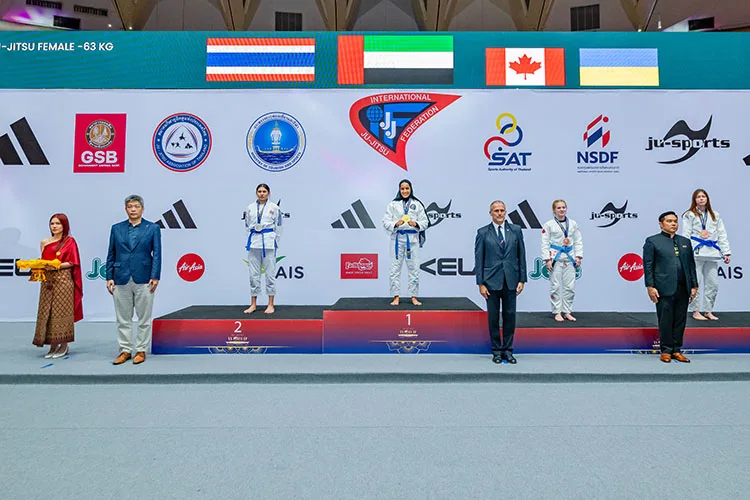 UAE national team raises medal tally to ten at World Youth Jiu-Jitsu Championship in Thailand