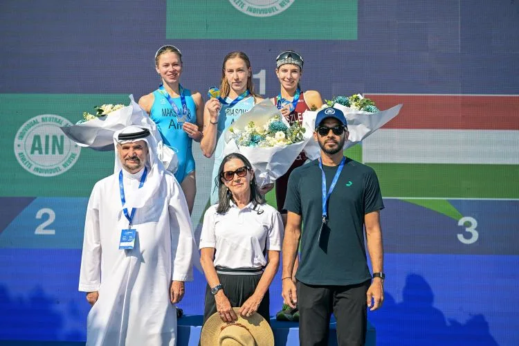 Dubai Stages Historic All Women’s Triathlon World Cup Finale as Riasova Claims Elite Gold